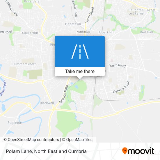 Polam Lane map
