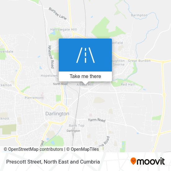 Prescott Street map