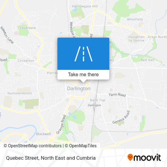 Quebec Street map