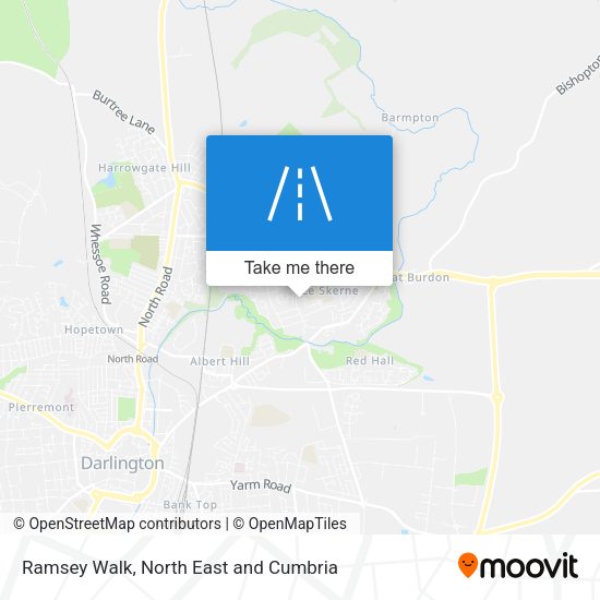 Ramsey Walk map