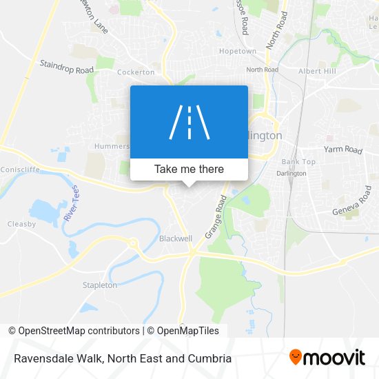 Ravensdale Walk map