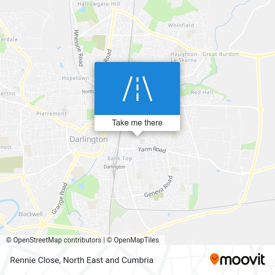 Rennie Close map