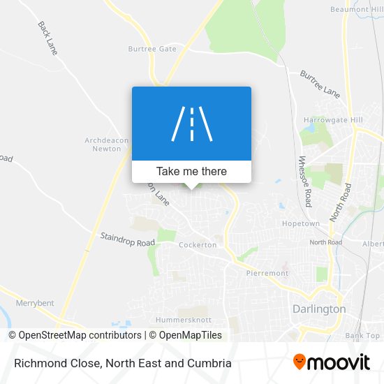 Richmond Close map