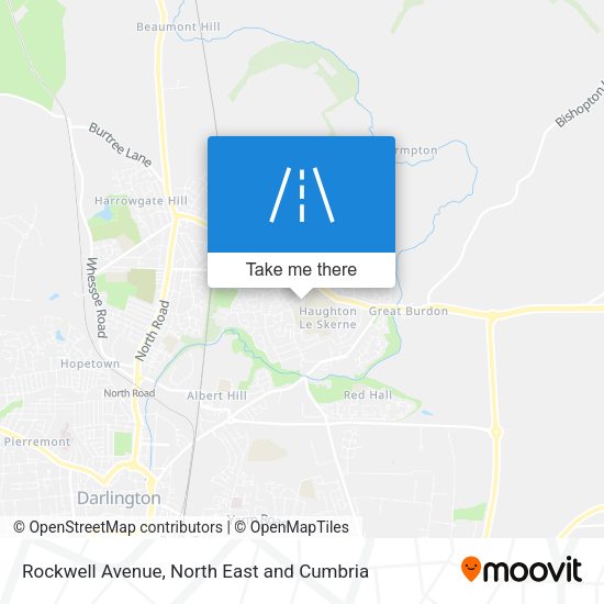 Rockwell Avenue map