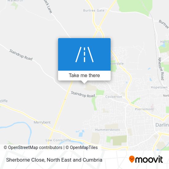 Sherborne Close map