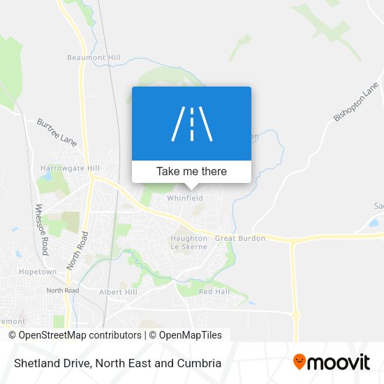 Shetland Drive map