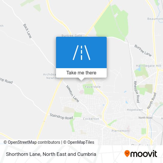 Shorthorn Lane map