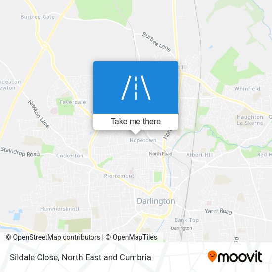 Sildale Close map