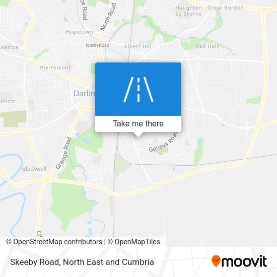 Skeeby Road map