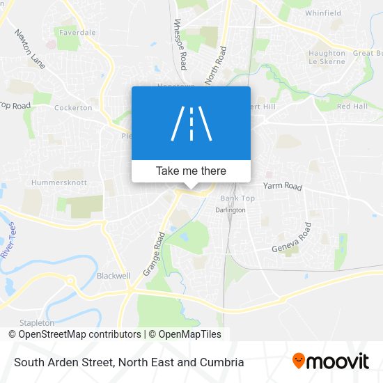South Arden Street map