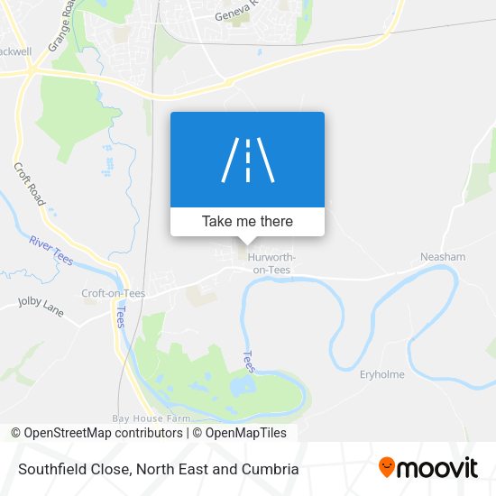 Southfield Close map