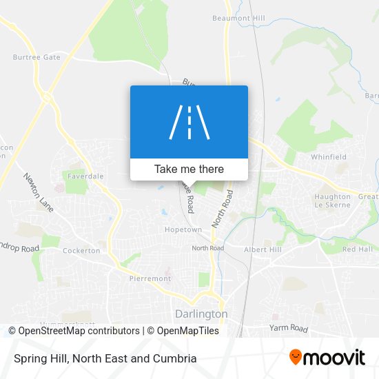 Spring Hill map