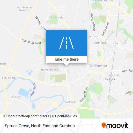 Spruce Grove map