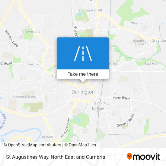 St Augustines Way map