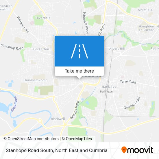Stanhope Road South map