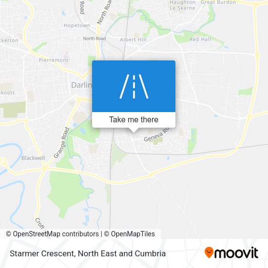 Starmer Crescent map