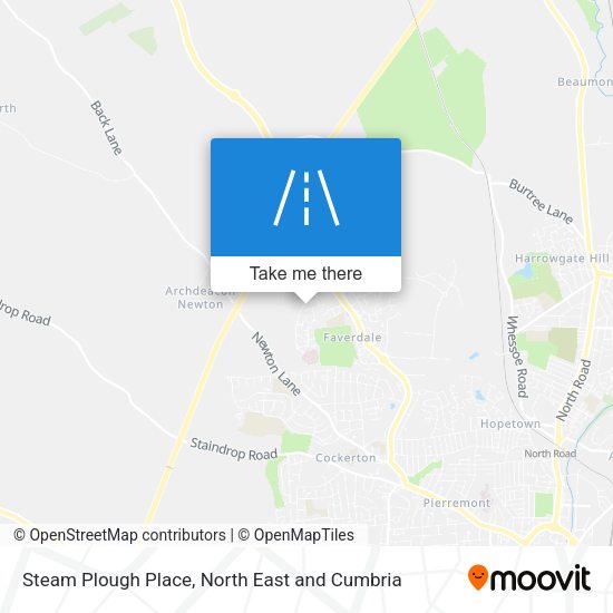 Steam Plough Place map