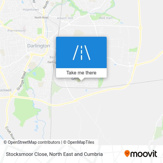 Stocksmoor Close map