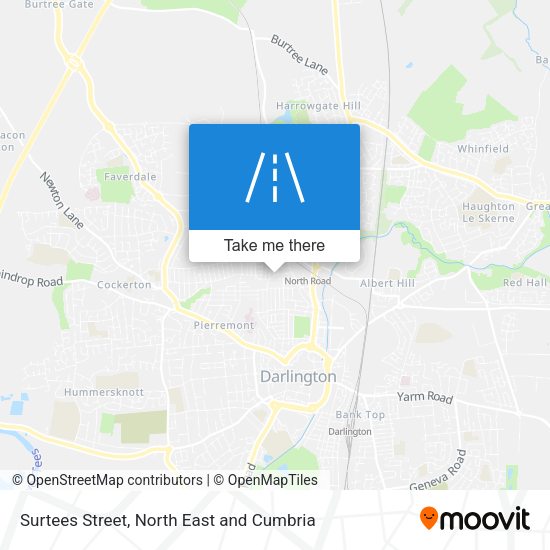 Surtees Street map