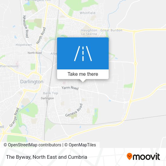 The Byway map