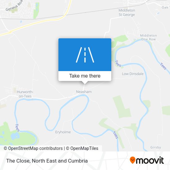 The Close map