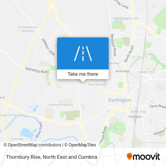 Thornbury Rise map