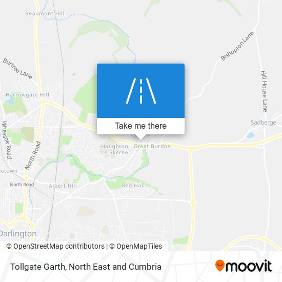 Tollgate Garth map