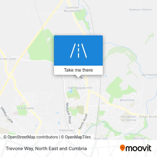 Trevone Way map