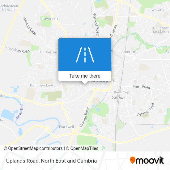 Uplands Road map