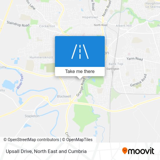 Upsall Drive map