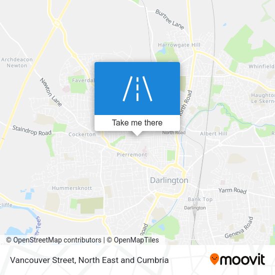 Vancouver Street map