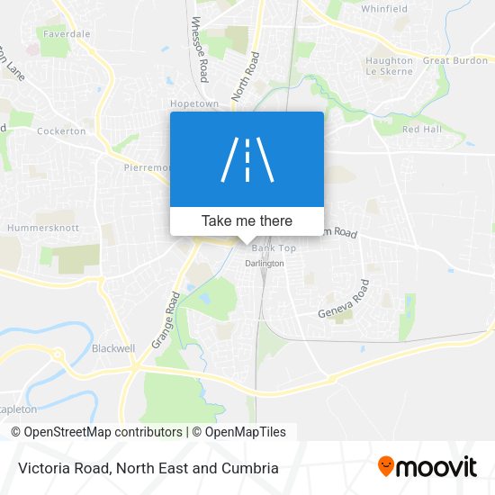 Victoria Road map