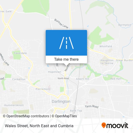 Wales Street map