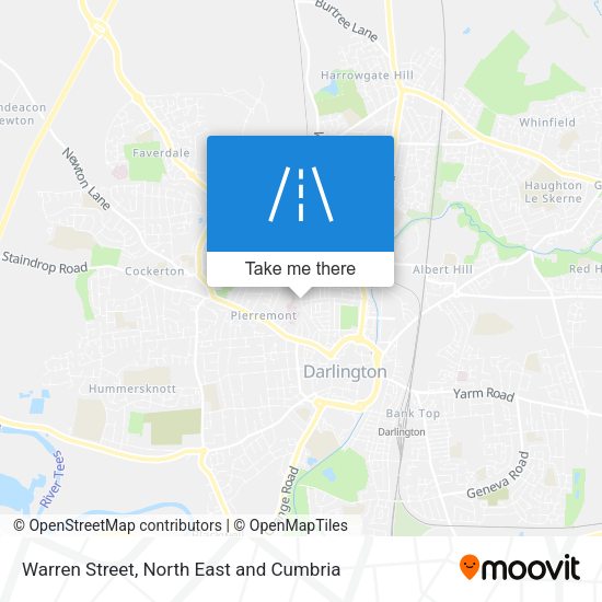 Warren Street map