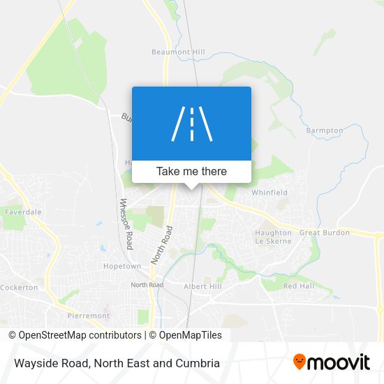 Wayside Road map