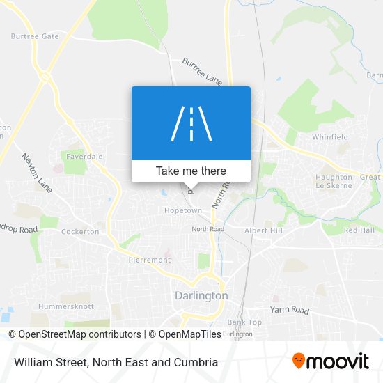 William Street map