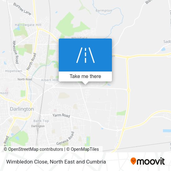 Wimbledon Close map
