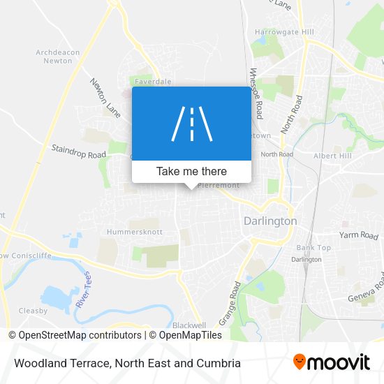 Woodland Terrace map