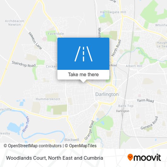 Woodlands Court map