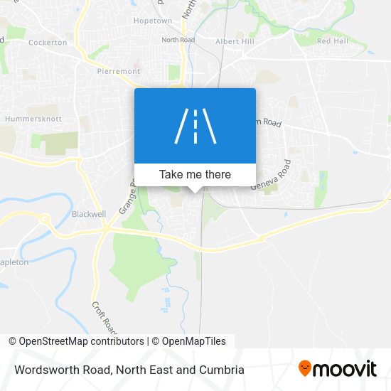 Wordsworth Road map