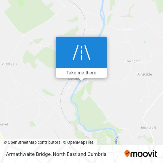 Armathwaite Bridge map
