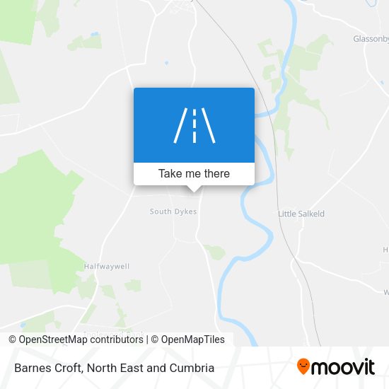 Barnes Croft map