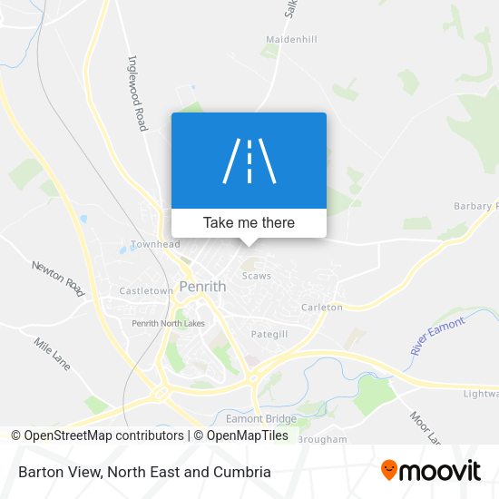 Barton View map