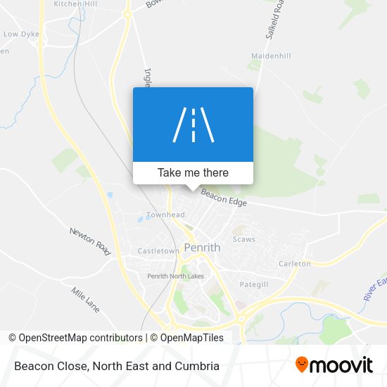 Beacon Close map