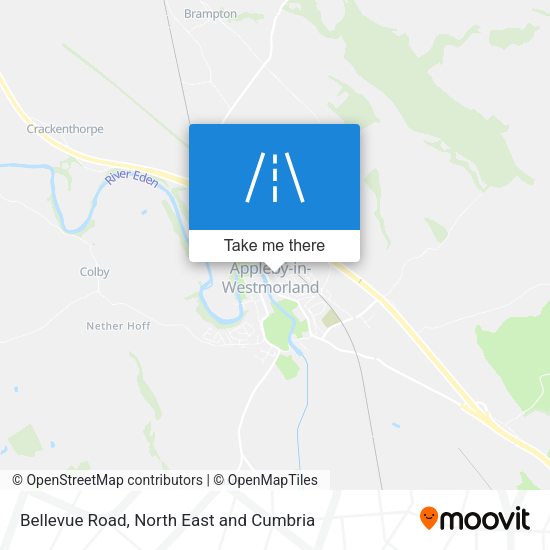 Bellevue Road map