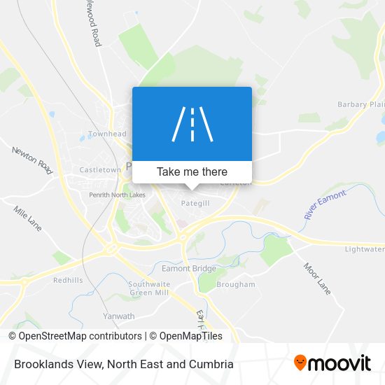 Brooklands View map