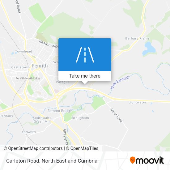 Carleton Road map