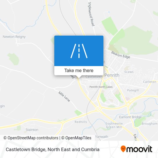 Castletown Bridge map