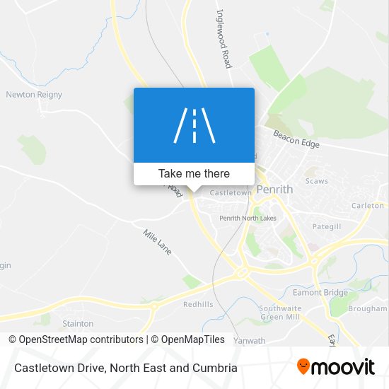 Castletown Drive map
