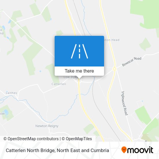 Catterlen North Bridge map